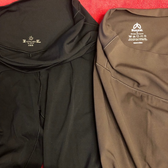 aerie Pants - Aerie Criss-cross waist Flared Leggings 2!